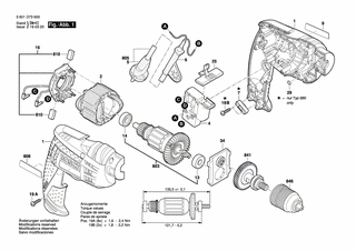 BOSCH Polschuh 230V | Ersatzteile für GBM 10 RE | 2604220718