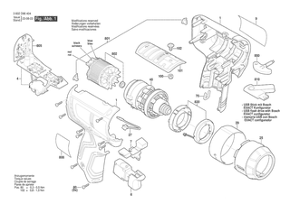 BOSCH Planetengetriebe | Ersatzteile fr EXACT 12V-2-670 | 3607030508