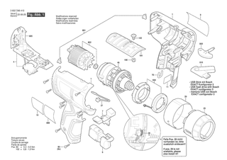BOSCH Elektronik-Modul | Ersatzteile fr EXACT 12V-4-1100 | 1607504164