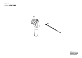 BOSCH Polschuh | Ersatzteile f�r UniversalImpact 730 | 16042205A2