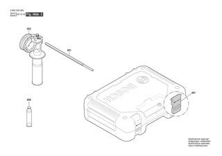 BOSCH Kamerabezug | Ersatzteile fr EasyImpact 630 | 1600A0243A