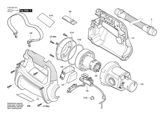 BOSCH Motor | Ersatzteile fr EasySpray 18V-100 | 1600A024EE
