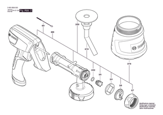 BOSCH O-Ring | Ersatzteile fr EasySpray 18V-100 | 160021005B