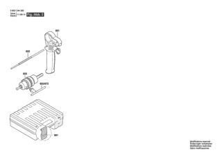 BOSCH Vorgelegewelle | Ersatzteile f�r PBH 2000 RE | 1619P01774