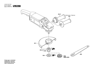 BOSCH Zusatzhandgriff | Ersatzteile f�r PWS 1900 | 160202509Z