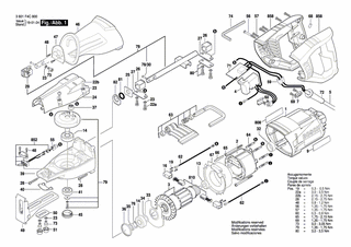 BOSCH Rotor 230V | Ersatzteile für GSA 1100 E | 2610956920