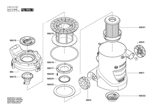 BOSCH Schalterknopf | Ersatzteile f�r PWR 180 CE | 1600A007UL