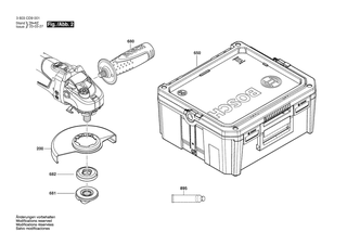 BOSCH Typschild | Ersatzteile f�r AdvancedGrind 18 | 160111A810