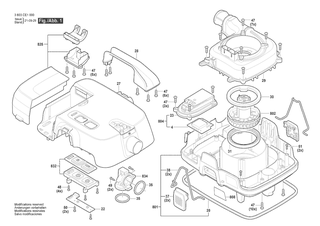 BOSCH Schalterknopf | Ersatzteile fr AdvancedVac 18V-8 | 1619PB6686