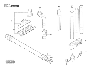 BOSCH Schraube | Ersatzteile fr AdvancedVac 18V-8 | 1619PB7703