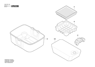 BOSCH Dichtungsgummi | Ersatzteile fr AdvancedVac 18V-8 | 1619PB5661