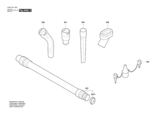 BOSCH Tube | Ersatzteile fr AdvancedVac 18V-8 | 1619PB6687