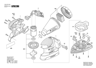 BOSCH Ladegert GB AL 1830 CV 230/14,4-18V 1H | Ersatzteile fr EasySander 18V-8 | 2607225967