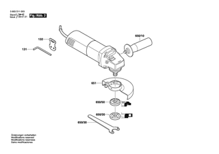 BOSCH Zusatzhandgriff | Ersatzteile f�r PWS 1 | 1619P16111