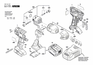 BOSCH Elektronikmodul | Ersatzteile für GDR 14,4 V-LI | 1607233479