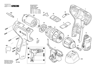 BOSCH Gerteclip | Ersatzteile fr EasyImpact 1200 | 2609110838