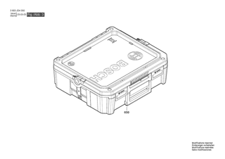 BOSCH Symbolschild | Ersatzteile f�r UniversalDrill 18V | 1600A01AS2