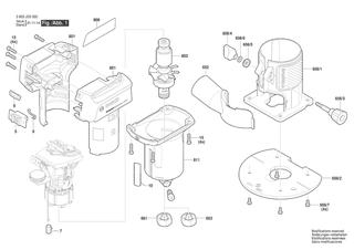 BOSCH Spannzangensatz 8mm | Ersatzteile fr AdvancedTrimRouter 18V-8 | 1619PB7242