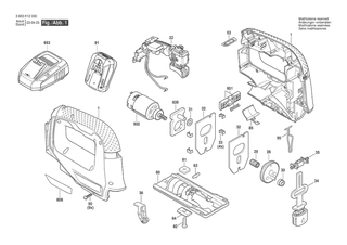 BOSCH Akku-Paket | Ersatzteile fr EasySaw 18V-70 | 1607A350JM
