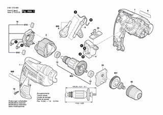 BOSCH Schalter | Ersatzteile für GBM 6 RE | 2607200623