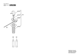 BOSCH Zwischenwelle | Ersatzteile fr GBH 2-20 D | 1607000E0P
