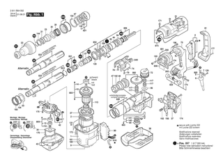 BOSCH Typschild | Ersatzteile fr GBH 5-40 DCE | 160111A3H5