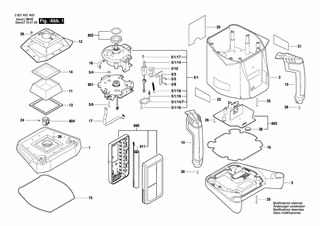BOSCH Zugfeder | Ersatzteile für GRL 500 HV | 2610A12283