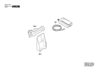 BOSCH Zugfeder | Ersatzteile für GRL 500 HV | 2610A12283
