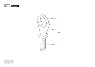 BOSCH D�mpfungsgummi | Ersatzteile f�r GBH 12-52 DV | 1600A002PC