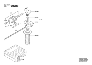 BOSCH Stellelement | Ersatzteile f�r GBH 2-28 D | 1619P18790