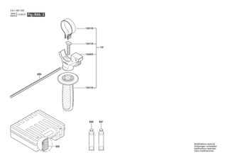 BOSCH Kolbenbolzen | Ersatzteile f�r GBH 2-28 DFV | 1600A01TD0