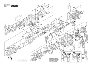 BOSCH Zahnwelle | Ersatzteile fr GBH 2-24 D | 16170006EJ