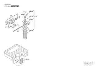 BOSCH Zahnwelle | Ersatzteile f�r GBH 2-26 | 16170006EJ