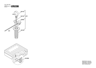 BOSCH Antriebslager | Ersatzteile f�r GBH 2-26 F | 1600A01U33