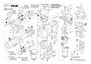 BOSCH Verschlussstopfen | Ersatzteile fr BH 2770 VC | 1610508050