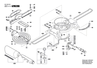 BOSCH Befestigungsschelle | Ersatzteile f�r GCM 10 MX | 1609203J01