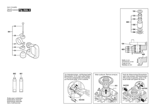 BOSCH Typschild | Ersatzteile f�r GSH 11 E | 1619P15252