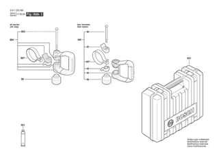 BOSCH Abstandsh�lse | Ersatzteile f�r GSH 7 VC | 1600A019Z4