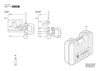 BOSCH Abstandsh�lse | Ersatzteile f�r GSH 7 VC | 1600A019Z4