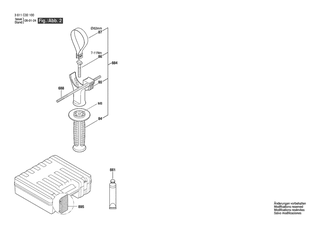 BOSCH Gewindefurchschraube | Ersatzteile f�r GBH 4-32 DFR | 160343508E