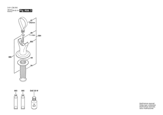 BOSCH Schalter | Ersatzteile f�r GSH 500 | 1619P08754