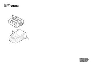 BOSCH Akku-Paket GBA 18V 2.0AH | Ersatzteile fr GBH 18V-LI bare | 1607A350MA