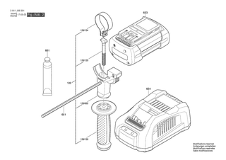 BOSCH Antriebsritzel | Ersatzteile f�r GBH 36 V-LI Plus | 1600A01143