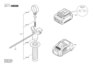 BOSCH Ladegert | Ersatzteile fr GBH 18V-26 F | 1617S020KJ