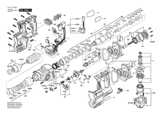 BOSCH Firmenschild | Ersatzteile fr GBH 18V-26 F | 160111C0RT