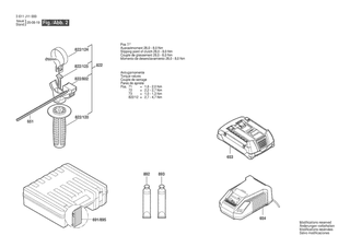 BOSCH Ladeger�t US GAL 18V-20 120V / 2A | Ersatzteile f�r GBH 18V-20 | 2607226287