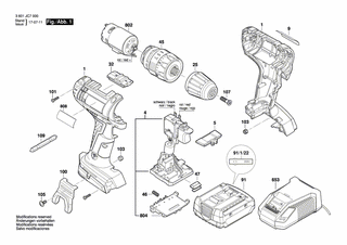 BOSCH Firmenschild GSB 18-2-LI | Ersatzteile für GSB 18-2-LI | 2609134165
