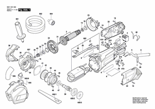 BOSCH Haftetikett | Ersatzteile für GCT-115 | 2610012428