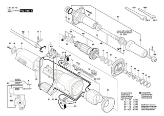 BOSCH Firmenschild | Ersatzteile für GGS 28 LCE | 3601110539