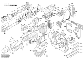 BOSCH Zusatzhandgriff | Ersatzteile fr GBH 18V-40 C | 160202509C